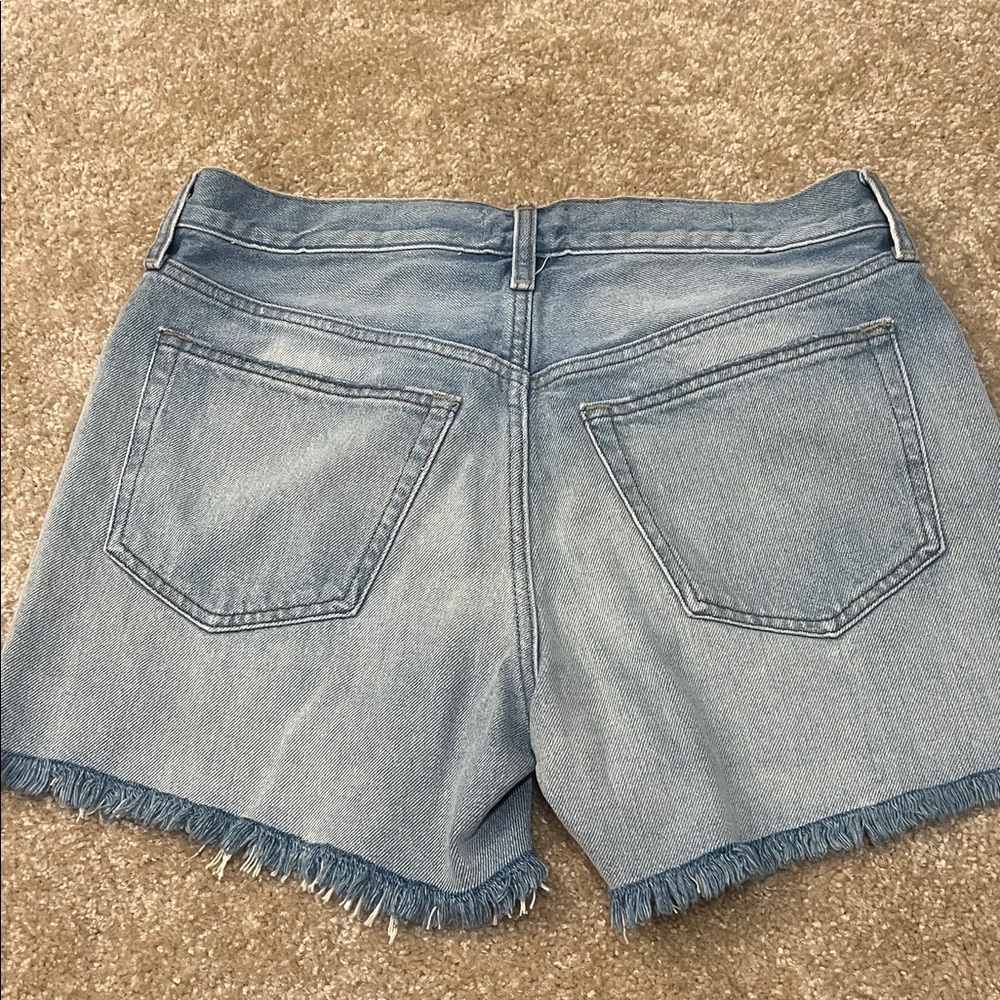 Universal Thread Light Blue Distressed Jean Shorts - Picture 3 of 5